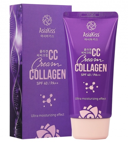 AsiaKiss CC-     CC cream collagen SPF 40 PA++  2