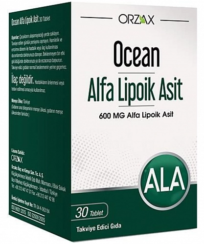 [] Orzax    - ,  , Ocean alpha lipoic acid 600 mg
