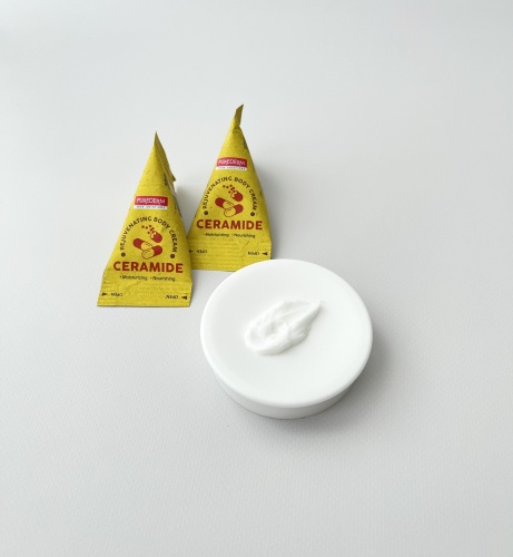 Purederm Крем для тела с церамидами пирамидка  Rejuvenating body cream ceramide фото 2