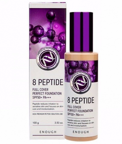 Enough     21  8 Peptide full cover perfect foundation
