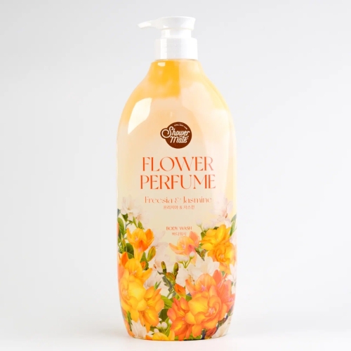 Shower Mate ���� ��� ���� ������� � �������, Yellow Flower Perfume Freesia&Jasmine Body Wash ���� 2