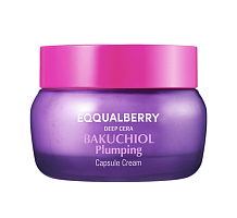 Eqqualberry ��������������� �������-���� � ���������� � ���������, Bakuchiol Plumping Capsule Cream