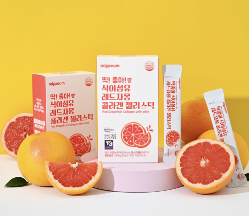 Mippeum     , 15 , Red Grapefruit Collagen Jelly Stick  6