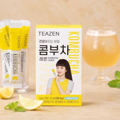 Teazen     , 40  ( ), Kombucha Lemon Prebiotics 40ea  2