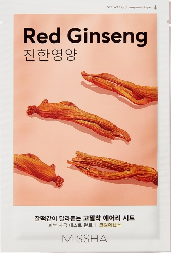 Missha       , Airy Fit Sheet Mask Red Ginseng