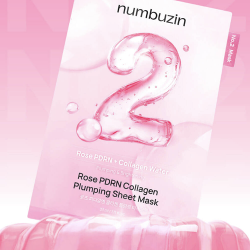 Numbuzin �������� ����� � ����, ��������� � ����������, No.2 Rose PDRN Collagen Plumping Sheet Mask ���� 4