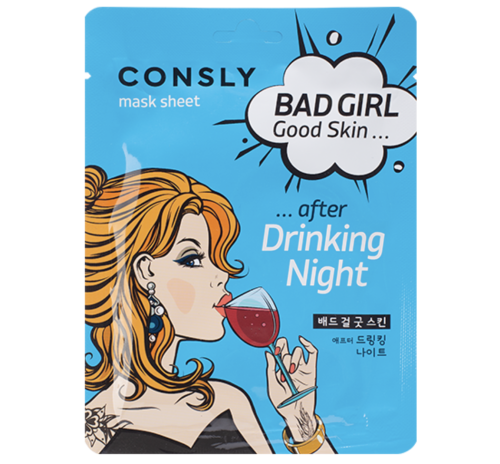 Consly   " ", Bad Girl Good Skin After Drinking Night Mask Sheet
