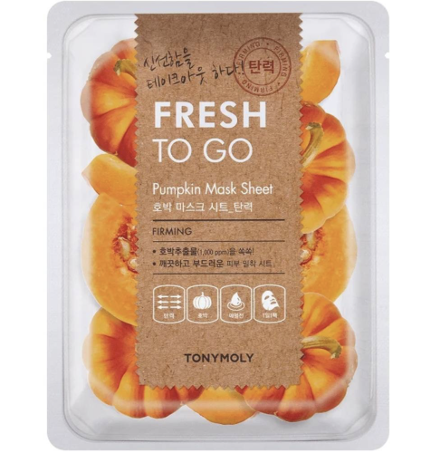 [����] Tony Moly �������� ����� � ���������� �����, Fresh To Go Pumpkin Mask Sheet