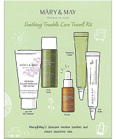 Mary&May       , 5  +  , Soothing Trouble Care Travel Kit