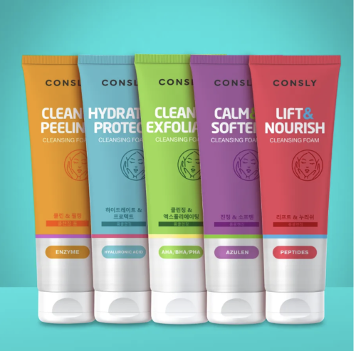 Consly       , Enzyme Cleansing Foam Clean&Peeling  3
