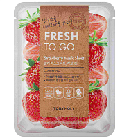 Tony Moly     , Fresh To Go Strawberry Mask Sheet