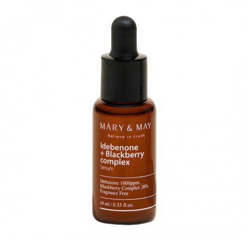 [����] Mary&May ������������� ��������� � �������� � ���������� (����), Idebenone + Blackberry Complex Serum Mini