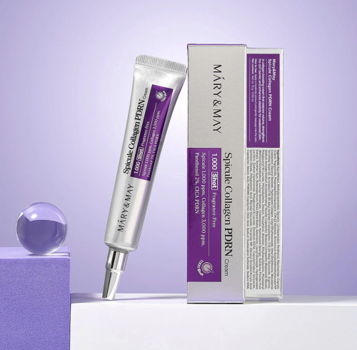 Mary&May ����������� ����-���������� � �����������, PDRN � ����������, Spicule Collagen PDRN Cream ���� 3