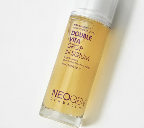 NEOGEN Набор витаминных средств для лица (капсульная сыворотка + маска-плёнка)  Double Vita Drop In Serum Skin Bright Kit фото 3
