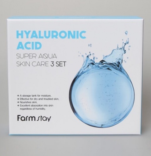 FarmStay         Hyaluronic acid super aqua skin care 3set  2