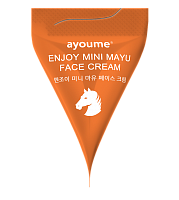 Ayoume Крем для лица с лошадиным маслом пирамидка  Enjoy mini mayu face cream