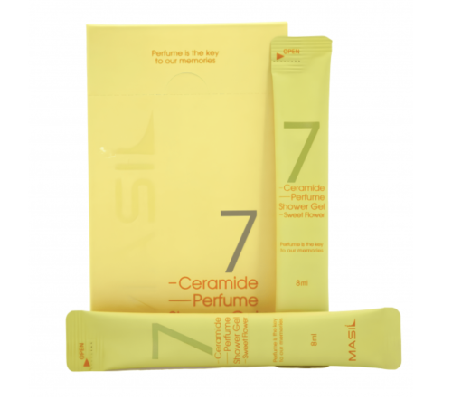 Masil ������ ��������������� ���� ��� ���� "������� �����" (�������), 7 Ceramide Perfume Shower Gel Sweet Flower Tester ���� 3