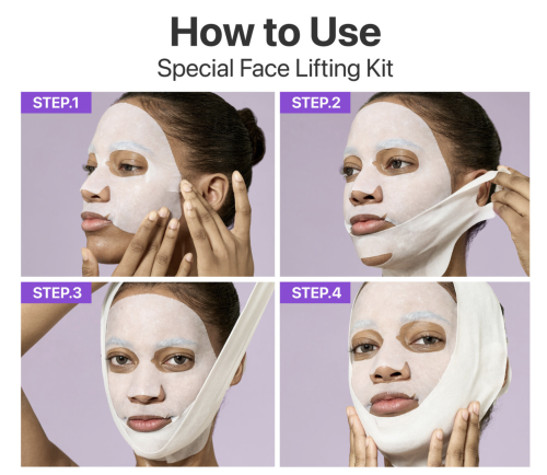 Numbuzin �������� 3D-����� � ���������� 50 �������� � �������������, No.9 NAD+ 50 Peptides Bio Lifting-sil Full Face Mask ���� 4