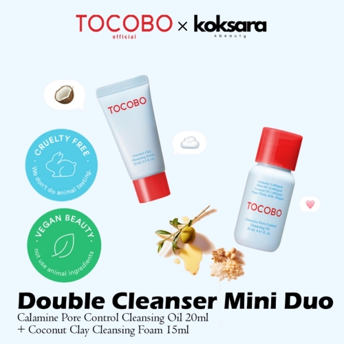 TOCOBO   ( +  ), Double Cleanser Mini Duo  2