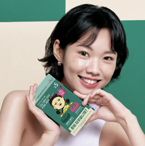 [  ] Bringgreen      , Tea Tree Cica Pore Nose Strip  4
