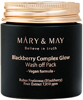 Mary&May       Blackberry Complex Glow Wash Off Pack