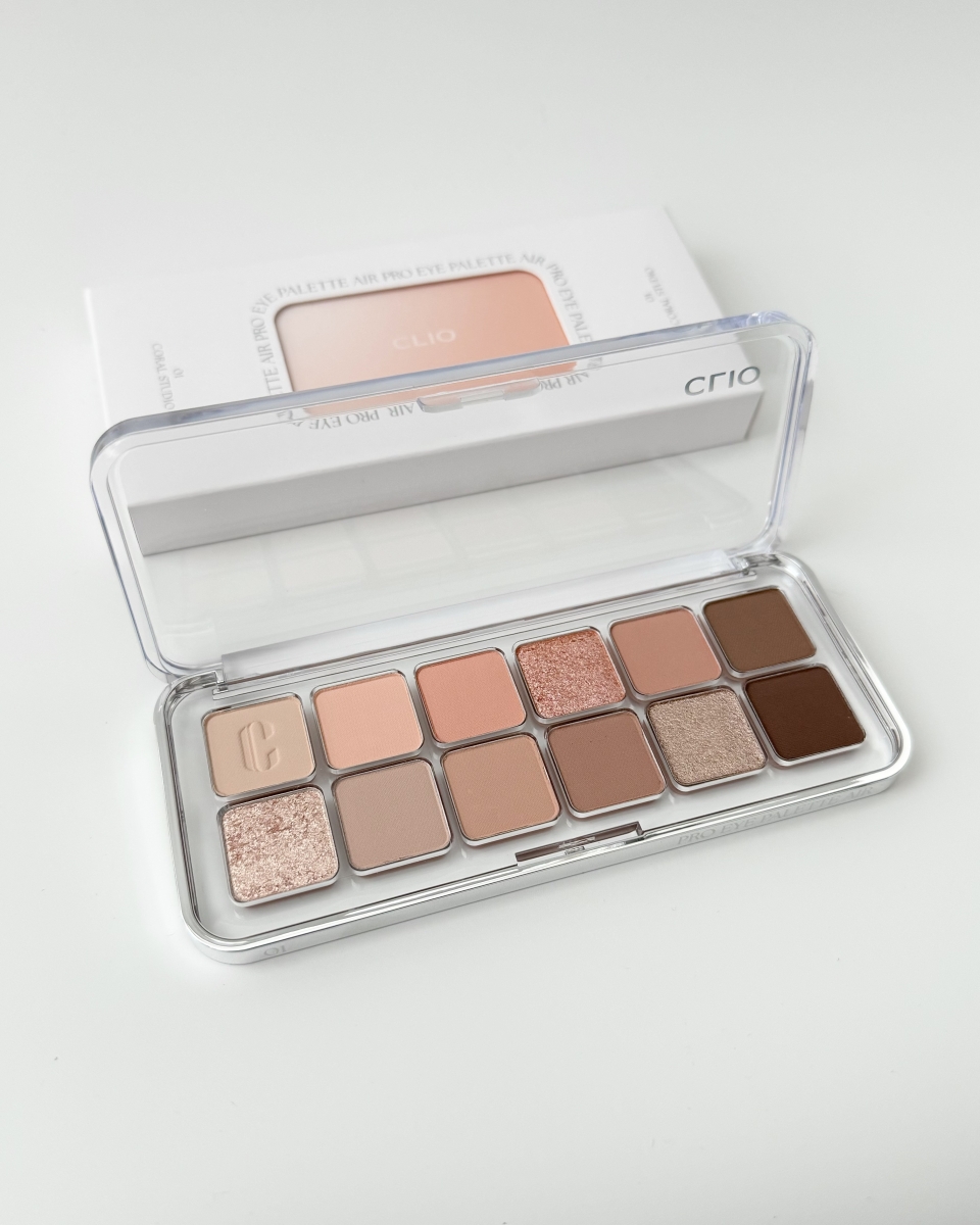 Купить Clio Палетка теней для век 12 цветов, оттенок 01 Coral Studio, Pro  Eye Palette Air в интернет-магазине корейской косметики UNBOXSHOP