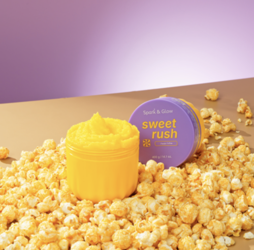 Spark&Glow ����� ��� ���� � �������� ������ ��������, Sweet Rush Purple Toffee Body Scrub ���� 2