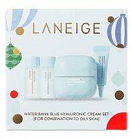 Laneige Премиальный набор средств для интенсивного увлажнения кожи  Holiday Water Bank Blue Hyaluronic Cream Set