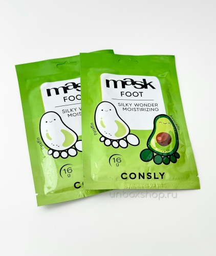 Consly  -    , 1 , Silky Wonder Avocado Paraffin Moisturizing Foot Mask  2