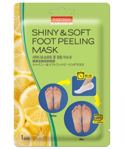 Purederm -     Shiny & soft foot peeling mask