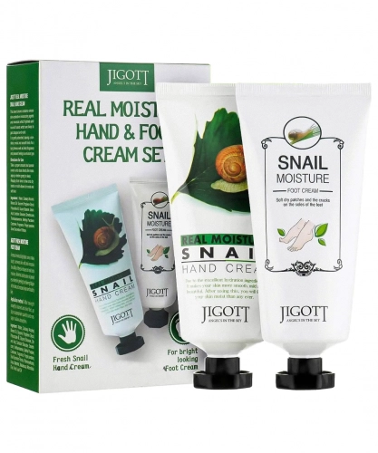 Jigott     +     Real moisture hand & foot cream set