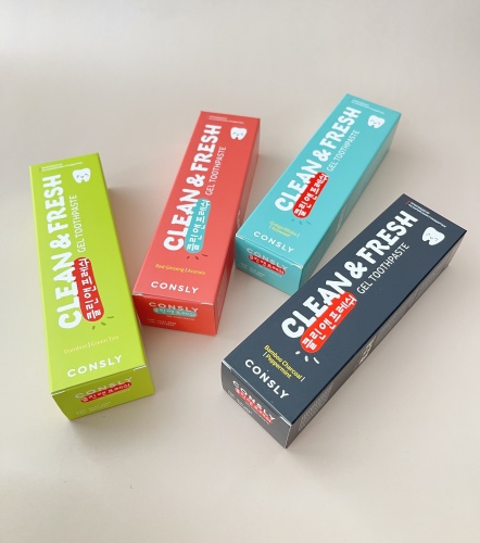 Consly      +   Clean&fresh gel toothpaste bamboo charcoal & peppermint  8