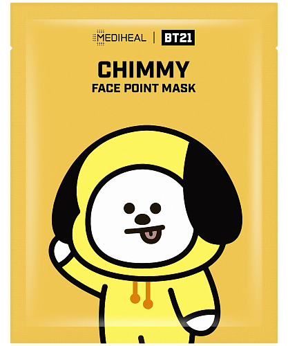 Mediheal Тканевая маска-стикеры с витамином С  «Чимми»   BT21 Chimmy face point mask