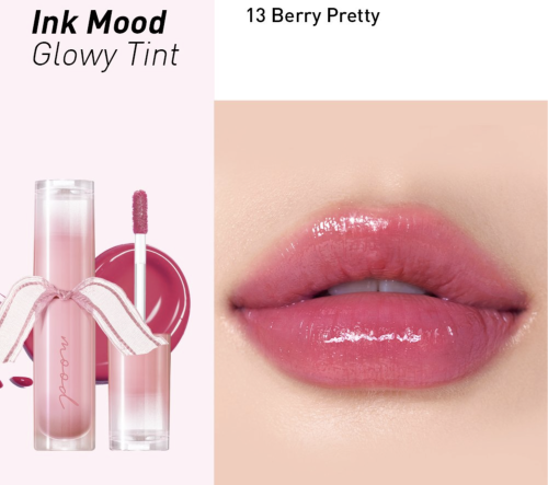 Peripera ˸    ,  13 Berry Pretty, Ink Mood Glowy Tint  4