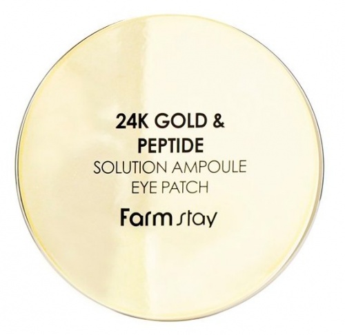 FarmStay        24K Gold & peptide solution ampoule eye patch