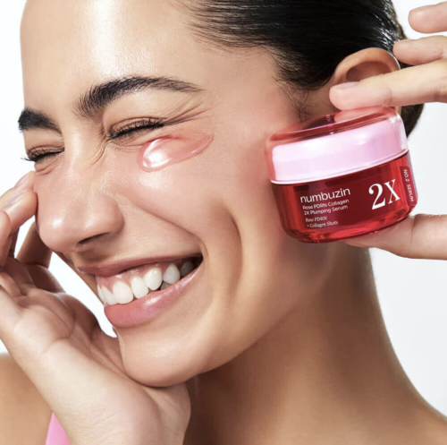 Numbuzin ����������� ���������-���� � ���� � �����������, No.2 Rose PDRN Collagen 2X Plumping Serum ���� 4