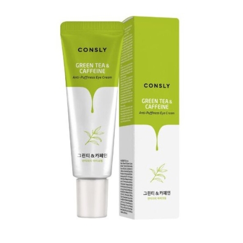 Consly ������������ ���� ��� ��� � �������� � ���������� �������� ���, Green Tea & Caffeine Anti-Puffiness Eye Cream