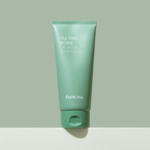 FarmStay      , Tea Tree Biome Calming Acne Foam  2