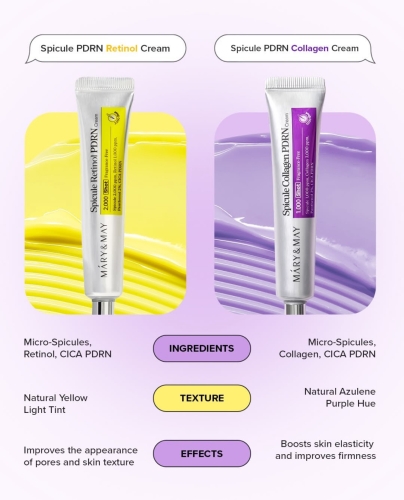 Mary&May ����������� ����-���������� � �����������, PDRN � ����������, Spicule Collagen PDRN Cream ���� 6
