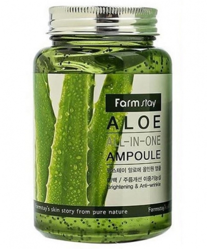 FarmStay Сыворотка с алоэ многофункциональная  Aloe all-in-one ampoule