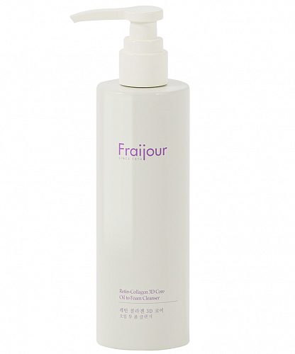 Fraijour Гидрофильное масло-пенка с коллагеном и ретинолом  Retin-Collagen 3D Core Oil to Foam Cleanser