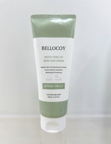 Bellocoy         , White Tone-up Body Sun Cream SPF50+ PA+++  4