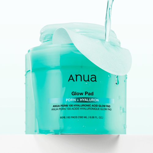 Anua Glow-     , 60 , PDRN 100 Hyaluronic Acid Glow Pad  3