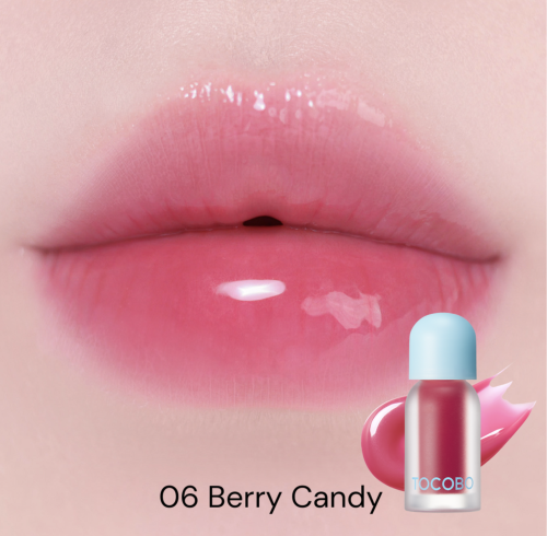 TOCOBO  -  ,  06 Berry Candy, Juicy Berry Plumping Lip Oil Glam Max  3