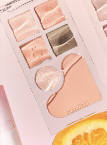 Rom&nd      ,  01 Apricot Mood, Bare Layer Palette  3