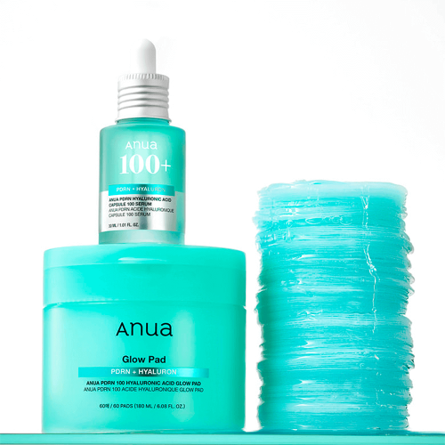 Anua Glow-     , 60 , PDRN 100 Hyaluronic Acid Glow Pad  7
