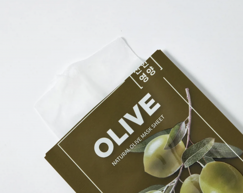 The SAEM       () Natural Olive Mask Sheet  4