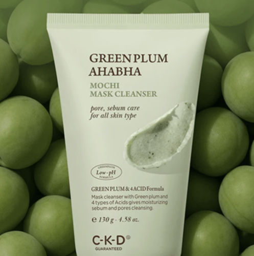 CKD ��������� �����-����� "����" � ���������� ������ �����, Green Plum AHA BHA Mochi Mask Cleanser ���� 2
