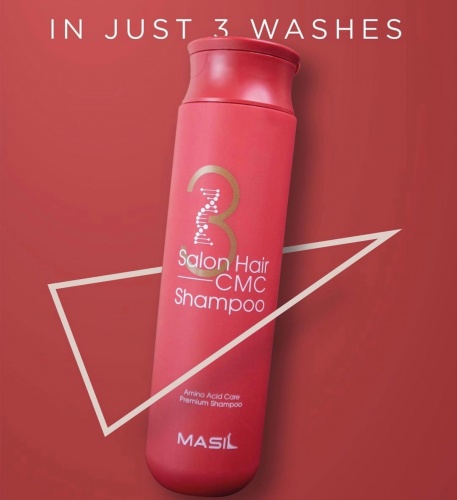 Masil Шампунь для волос с аминокислотами  Salon hair amino acid care CMC premium shampoo фото 4