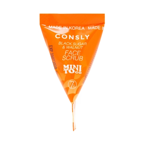 Consly ����� ��� ���� � ������ ������� � ������� ������ (���������), Mini To Go Black Sugar & Walnut Face Scrub